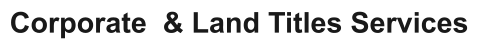 Corporate  & Land Titles Services